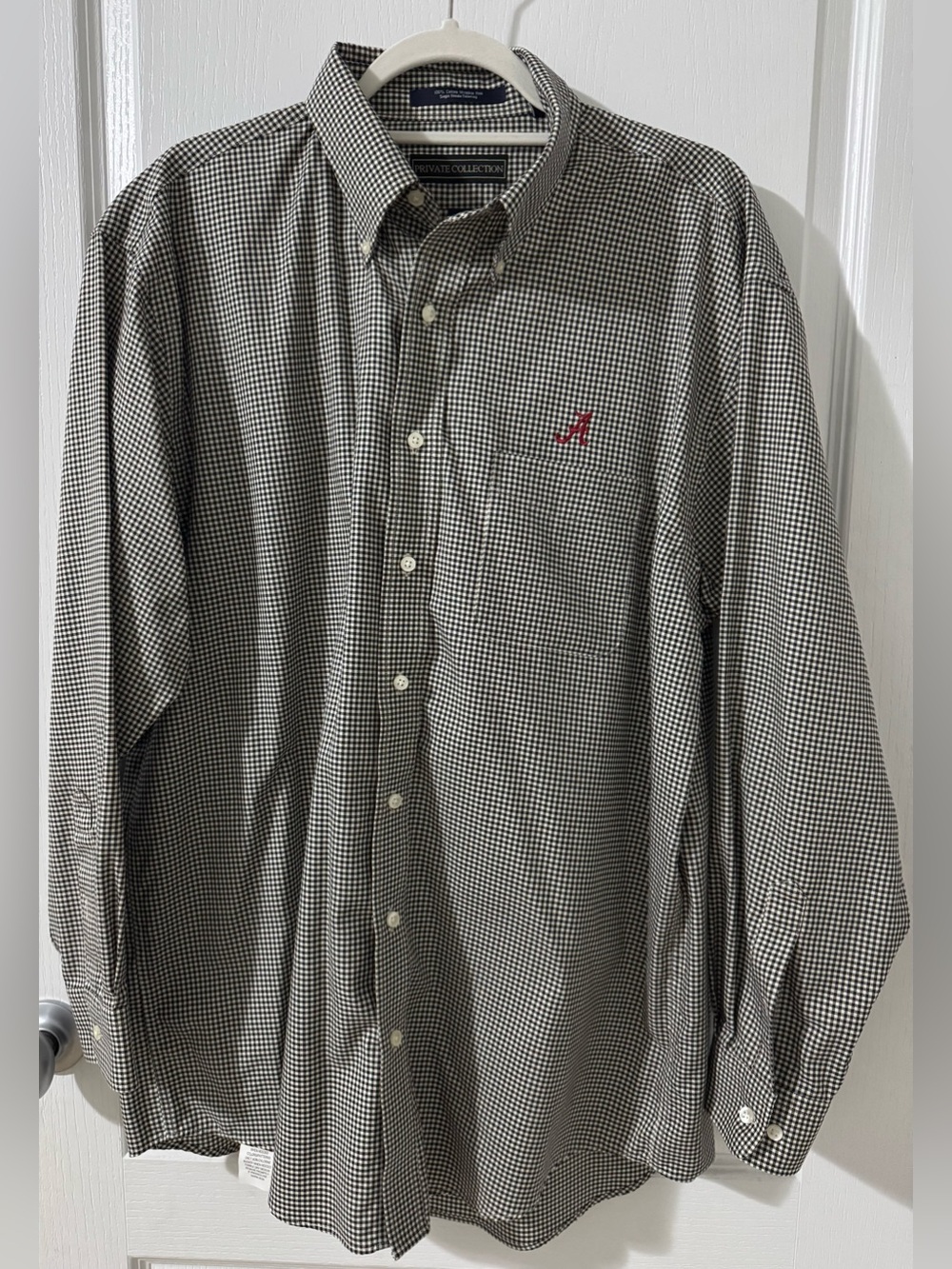 Men’s L Alabama Private Collection Button Down Dress Shirt